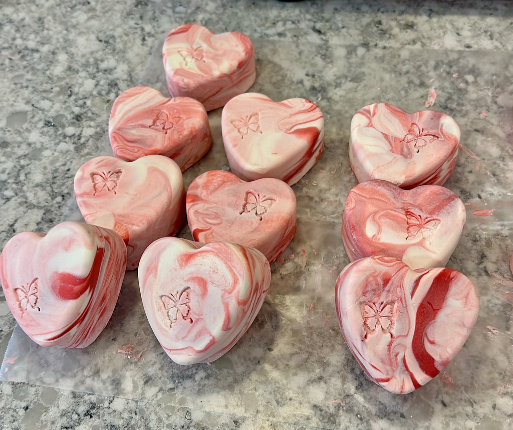 Fairy Dust Heart Shaped soap