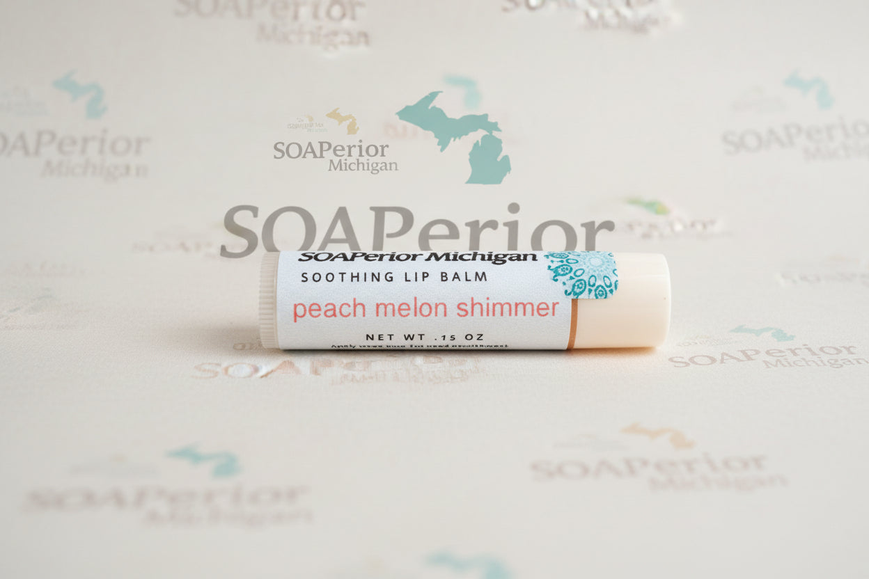 Lip Balm- Peach Melon shimmer